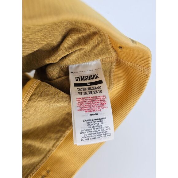 Gymshark Adapt Yellow Camo Bra and Shorts Set S/M - Picture 5 of 10